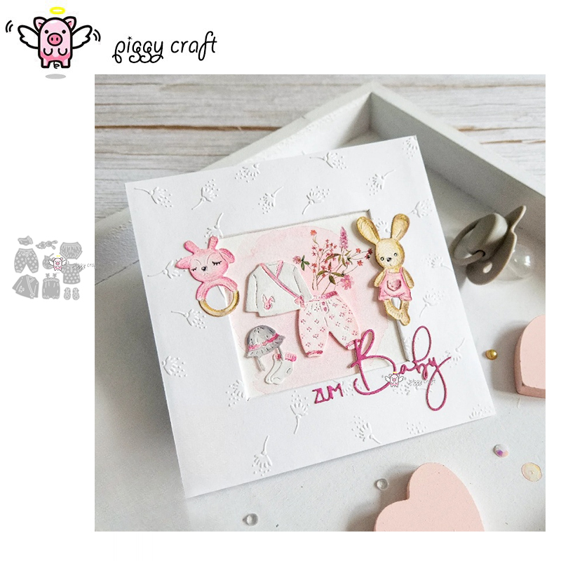 Baby Clothing Model - Piggy Craft Metall-Stanzformen, geschnittene Matrizenform, Baby-Kleidung,