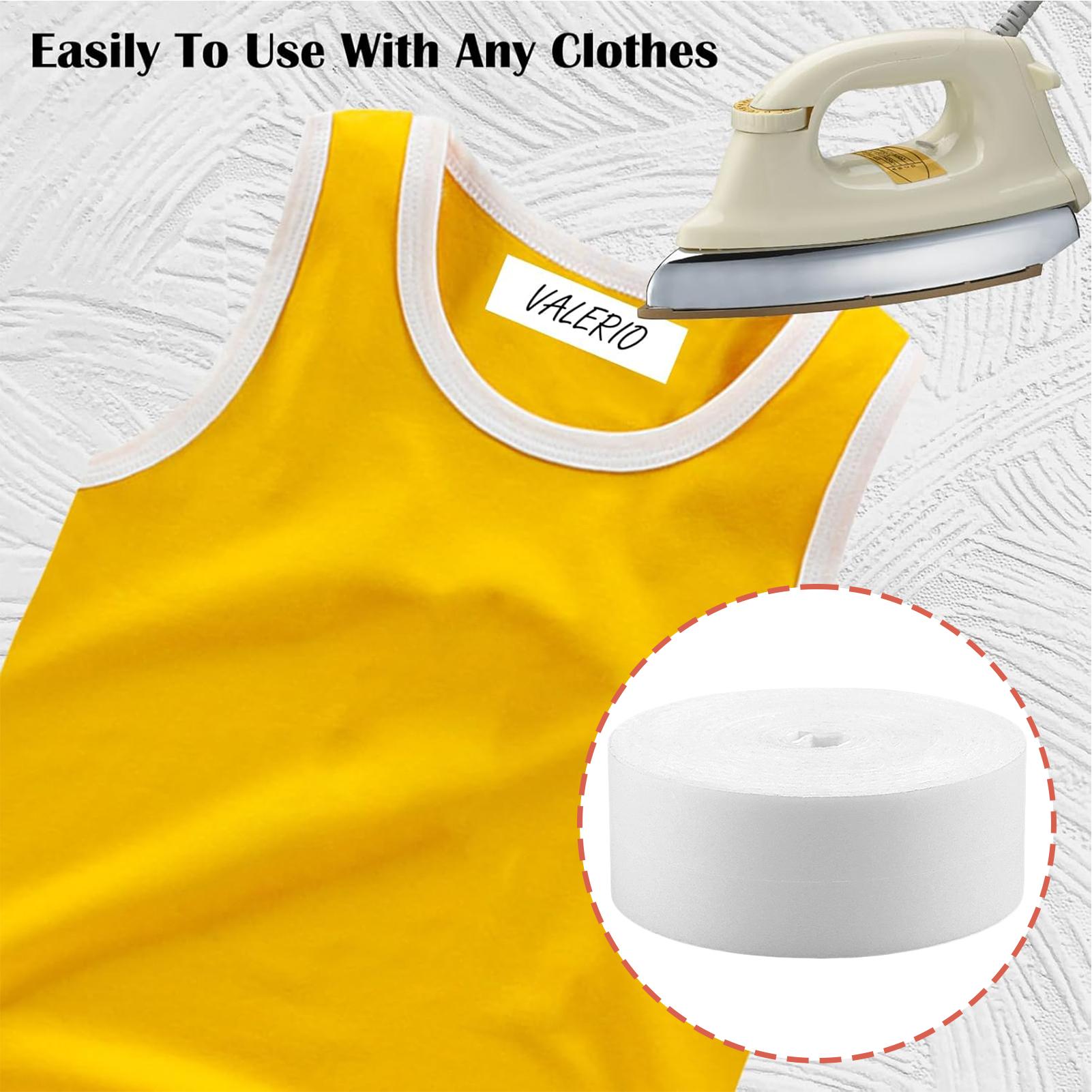 Baby Clothing Names - Kleidungsetiketten aus Stoff, langlebige Aufkleber, waschbare