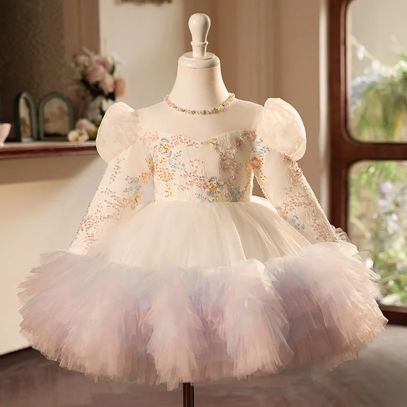 Baby Clothing Layers - Kinder Langarm-Kleid für Herbst und Sommer,