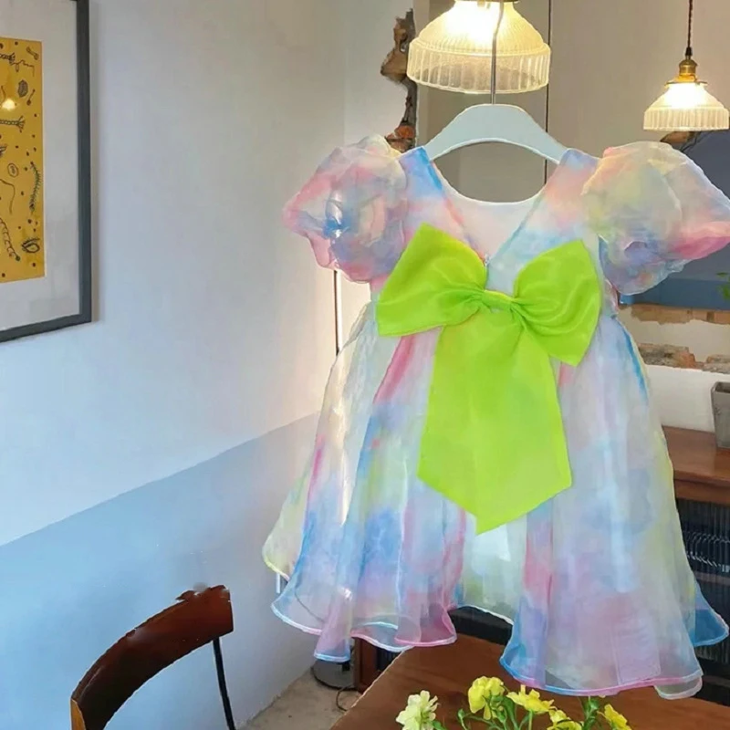 Baby Clothing Yellow - Sommer Mädchen Kleid Kinder Kleidung 2025,