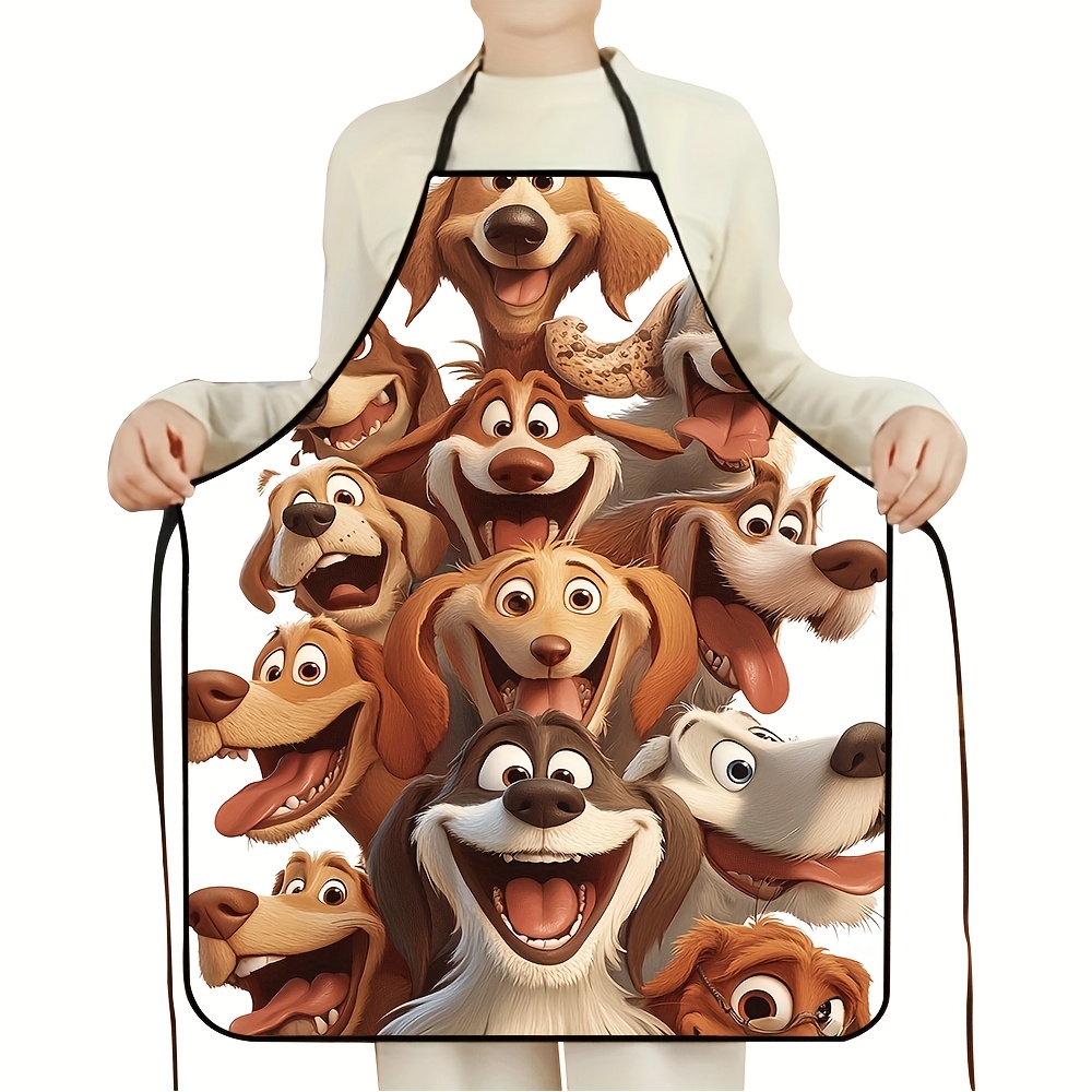 Printed Bibs Pack - Cartoon Dog Pack Schürze – Aufdruck