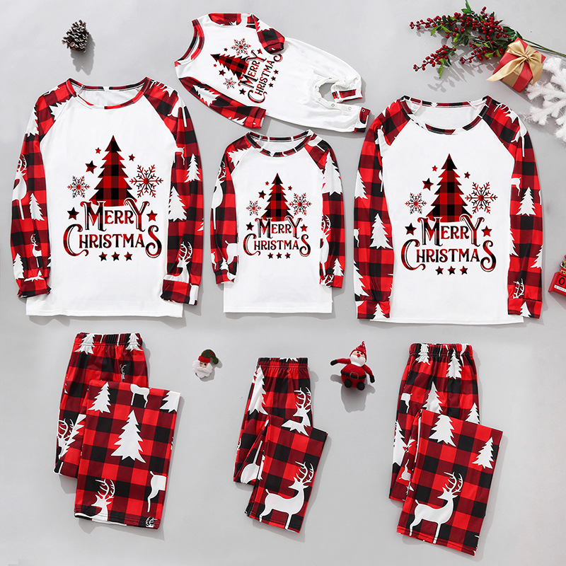 Baby Clothing Discount - Weihnachts-Familien-passende Outfits, Mama, Papa, Kinder, 2-teiliges