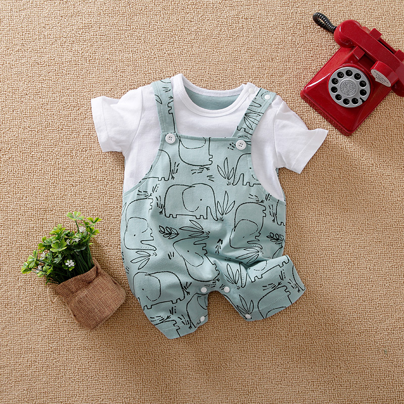 Baby Clothing Elephant - Nette Tier-elefant 0-12Months Neugeborenen Baby Kleidung