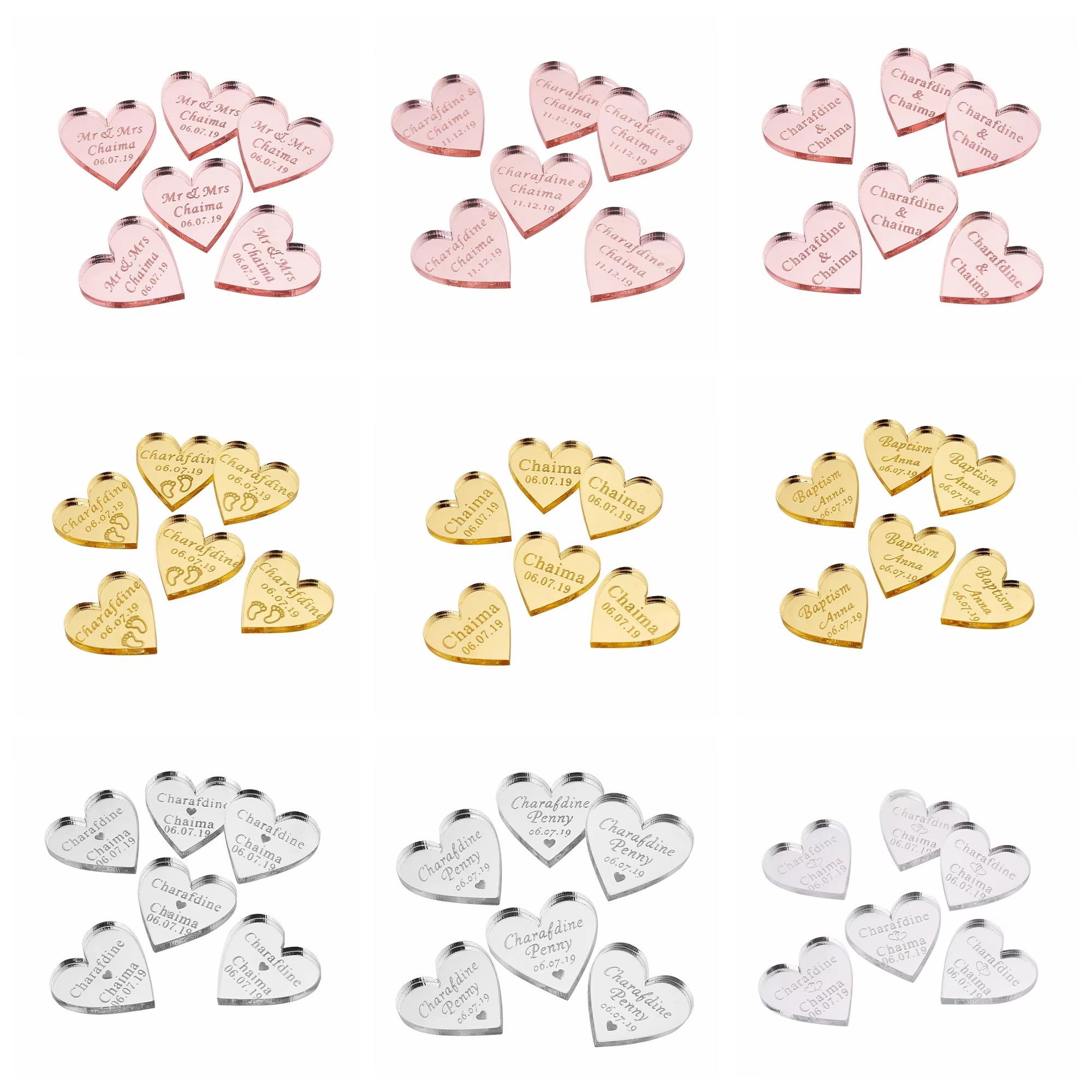 20/50/100Pcs Personalized Acry – Baby Clothing Names Bewertung und Preis
