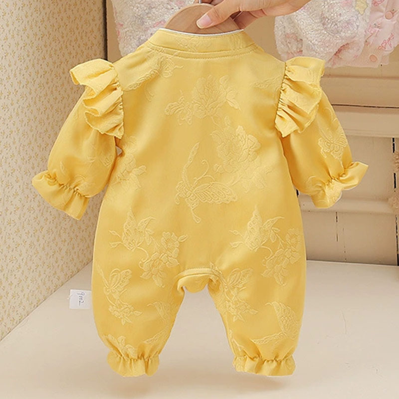 Frühling Herbst Kleinkind Mädc – Baby Clothing Yellow Bewertung und Preis