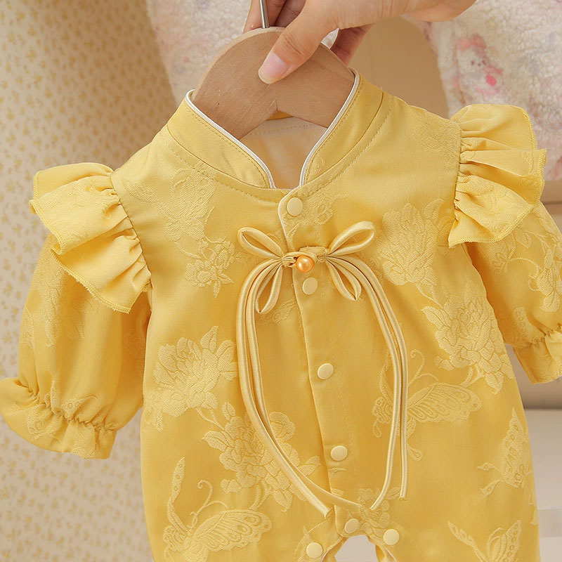 Frühling Herbst Kleinkind Mädc – Baby Clothing Yellow Bewertung und Preis
