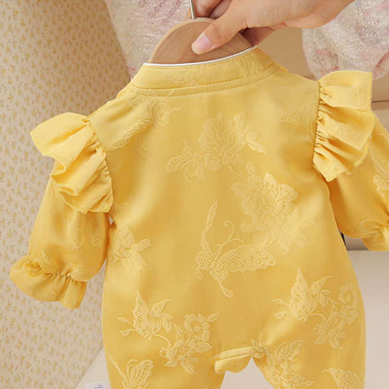 Frühling Herbst Kleinkind Mädc – Baby Clothing Yellow Bewertung und Preis