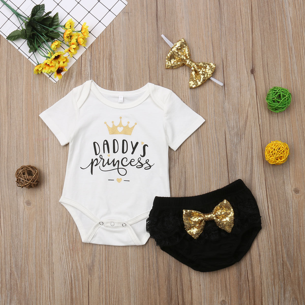 3PCS süße Neugeborene Baby Mäd – Baby Clothing Next Bewertung und Preis