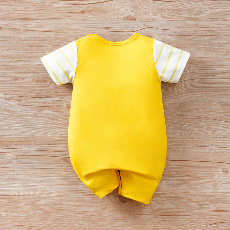 Niedlicher Tierdruck mit gelbe – Baby Clothing Yellow Bewertung und Preis