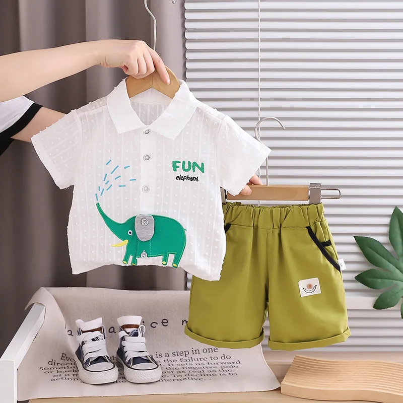2026 Sommer Baby Jungen 2-teil – Baby Clothing Elephant Bewertung und Preis