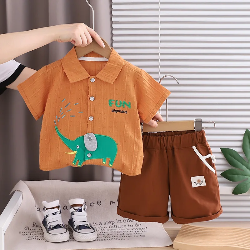 2026 Sommer Baby Jungen 2-teil – Baby Clothing Elephant Bewertung und Preis