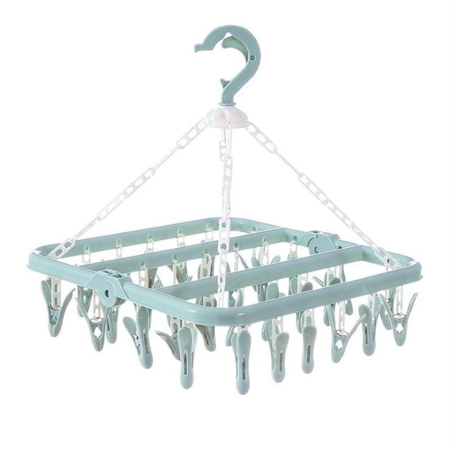 1 Stück 32 Clips Klappbare Kle – Baby Clothing Hanging Rack Bewertung und Preis