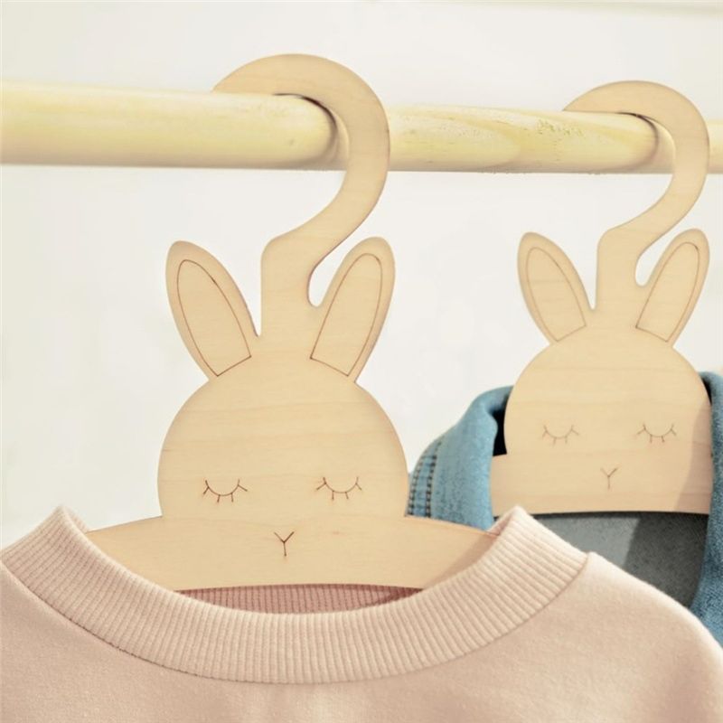 20 Stück niedliche Holz-Kleide – Baby Clothing Hanging Rack Bewertung und Preis