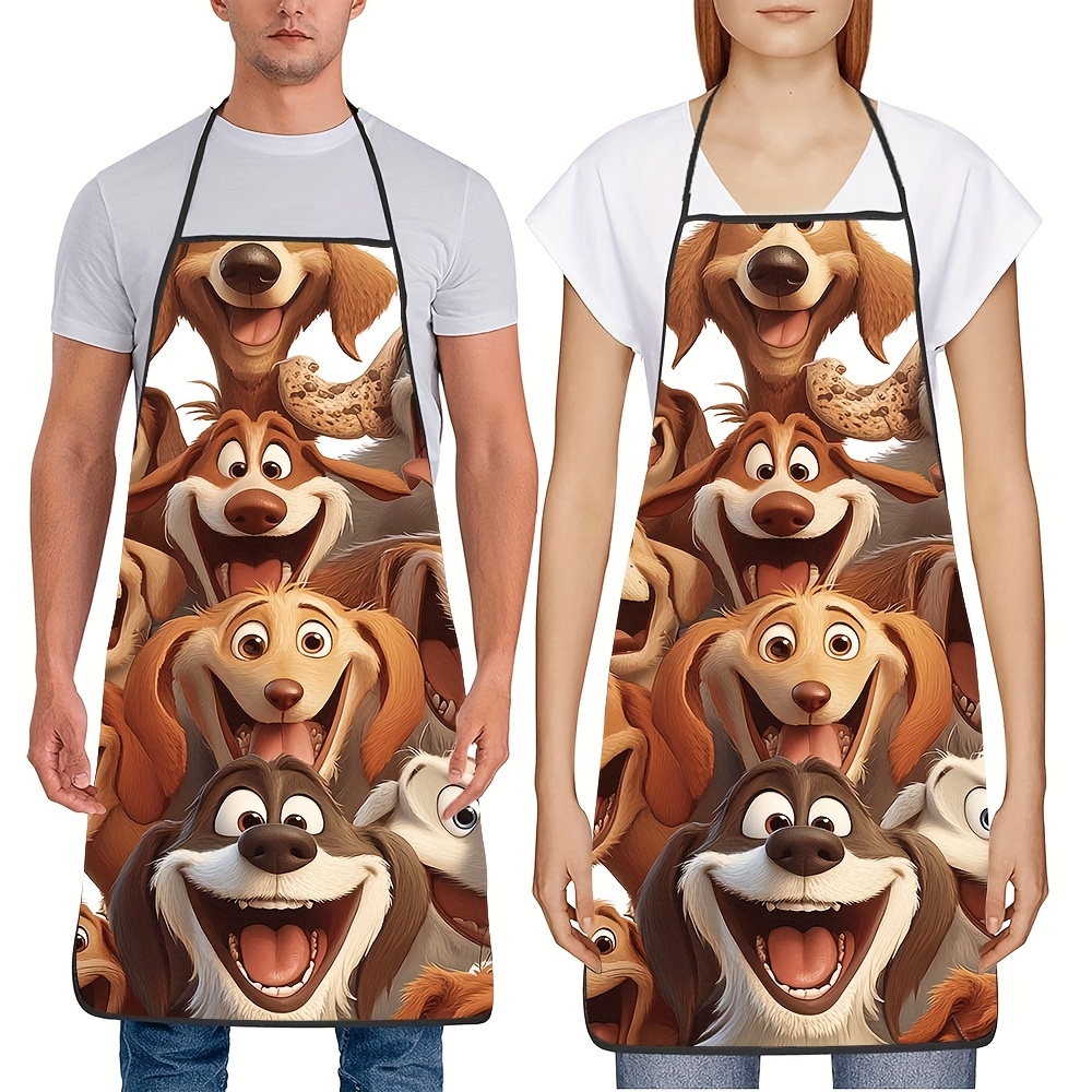 Cartoon Dog Pack Schürze – Auf – Printed Bibs Pack Bewertung und Preis