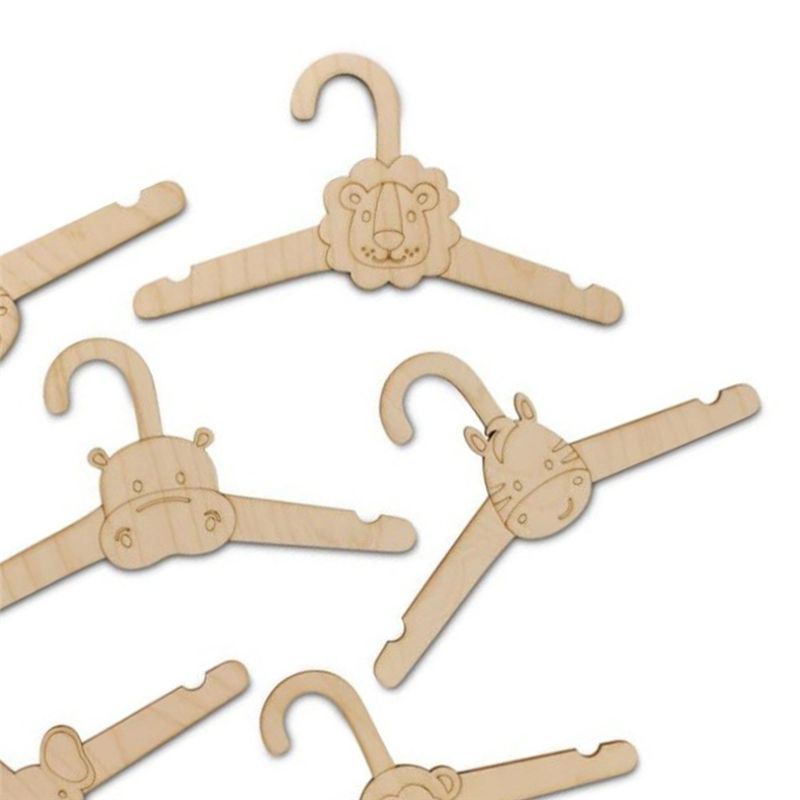ABJI-20 Stück Niedliche Holz-K – Baby Clothing Hanging Rack Bewertung und Preis