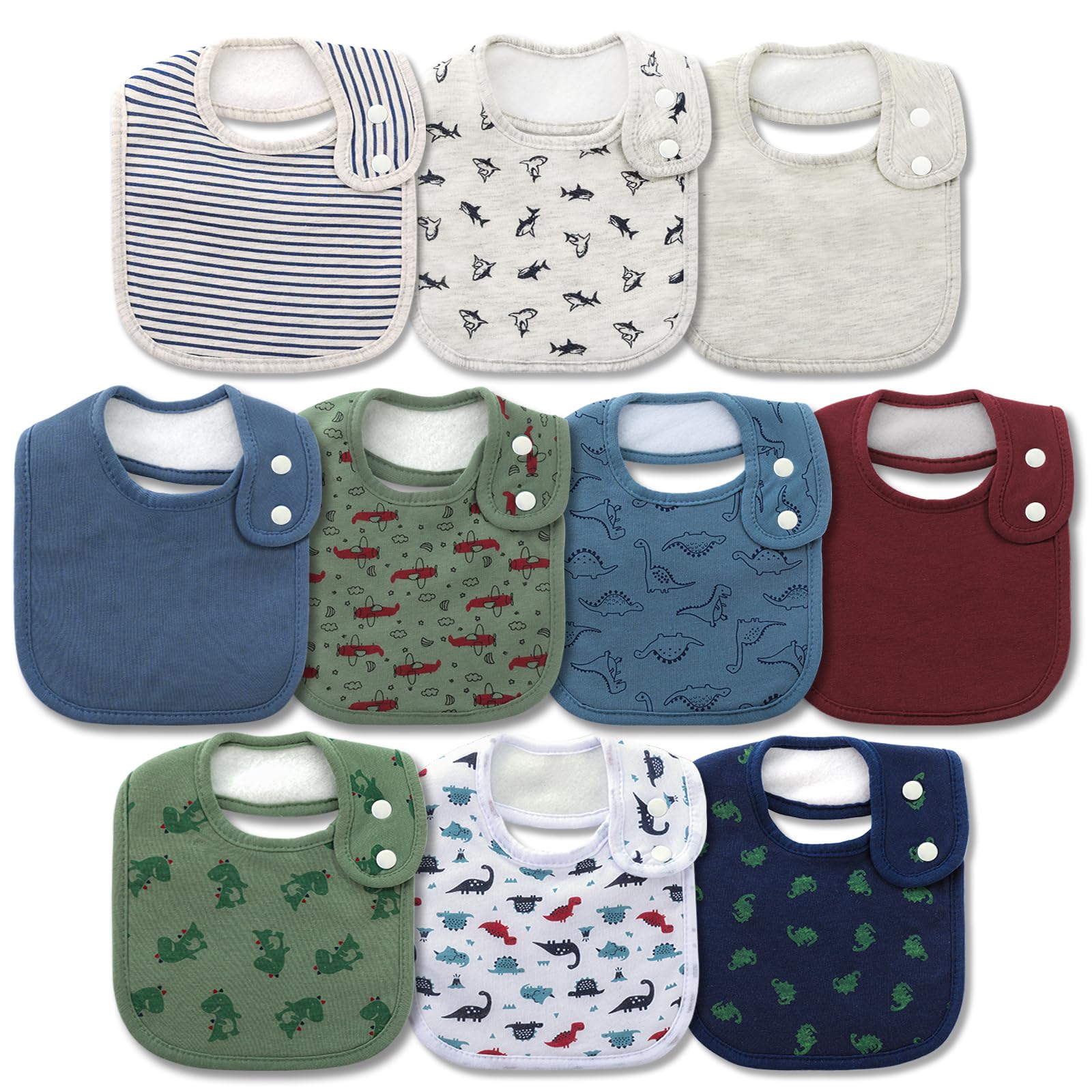 10er-Pack Baby-Lätzchen aus we – Printed Bibs Pack Bewertung und Preis