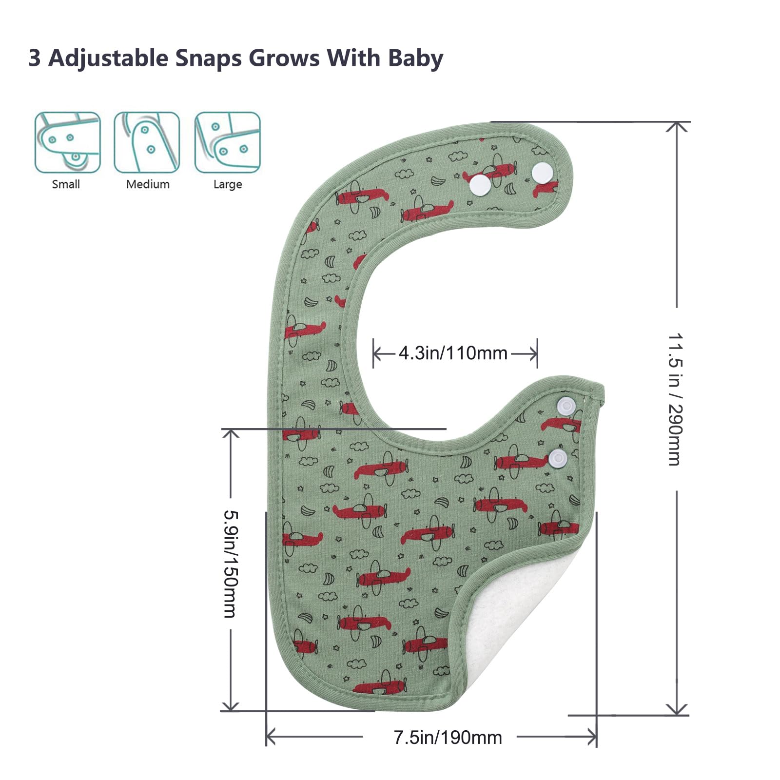 10er-Pack Baby-Lätzchen aus we – Printed Bibs Pack Bewertung und Preis
