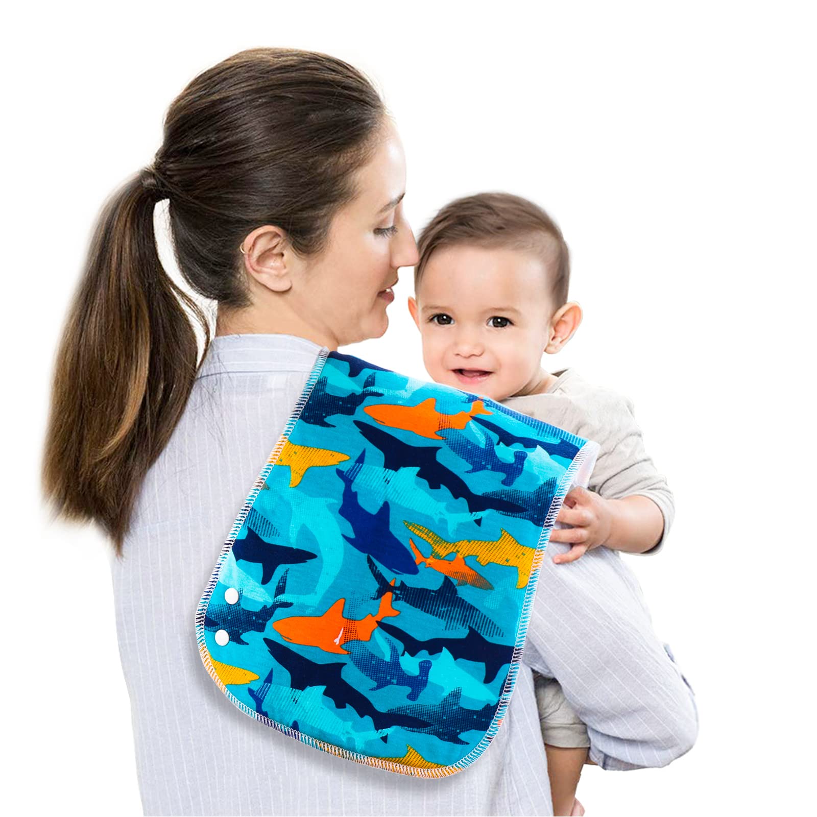 Benoxine 6er-Pack 2-in-1 Baby- – Printed Bibs Pack Bewertung und Preis