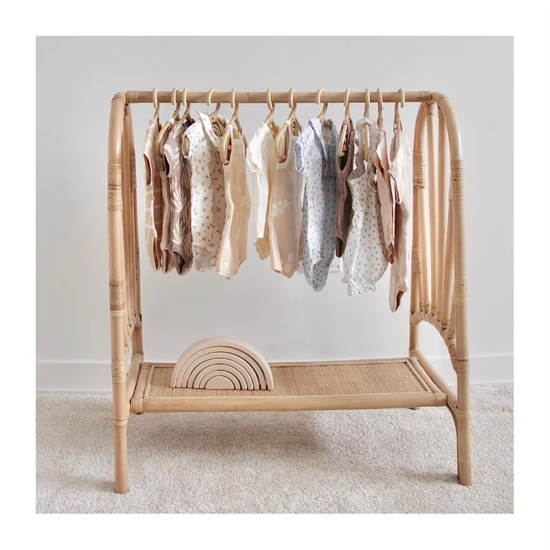 Dekorative kleine Kleiderbügel – Baby Clothing Hanging Rack Bewertung und Preis