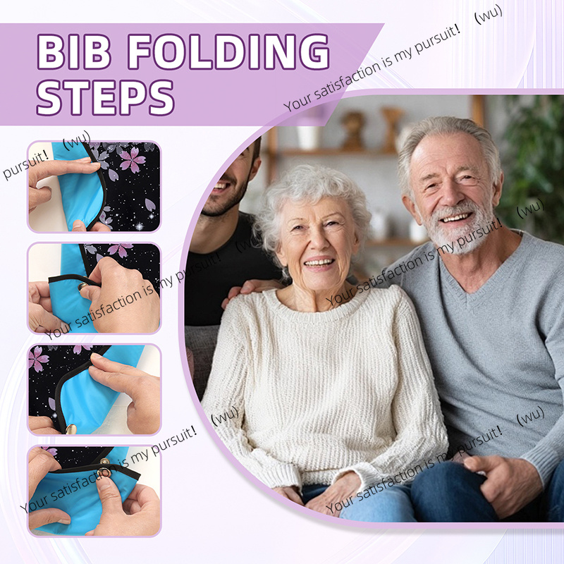 2er-Pack Esslätzchen für Erwac – Printed Bibs Pack Bewertung und Preis