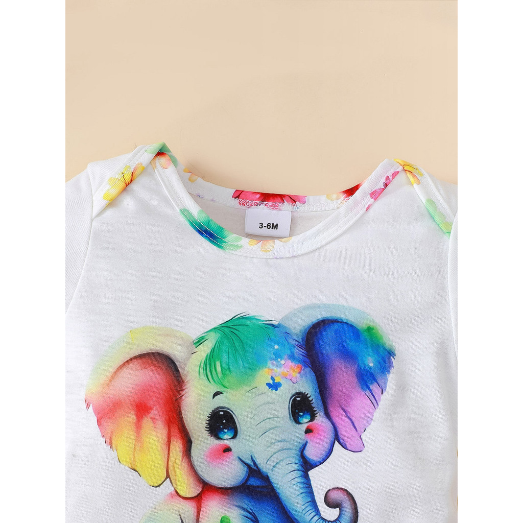 3PCS Neugeborenen Baby Mädchen – Baby Clothing Elephant Bewertung und Preis