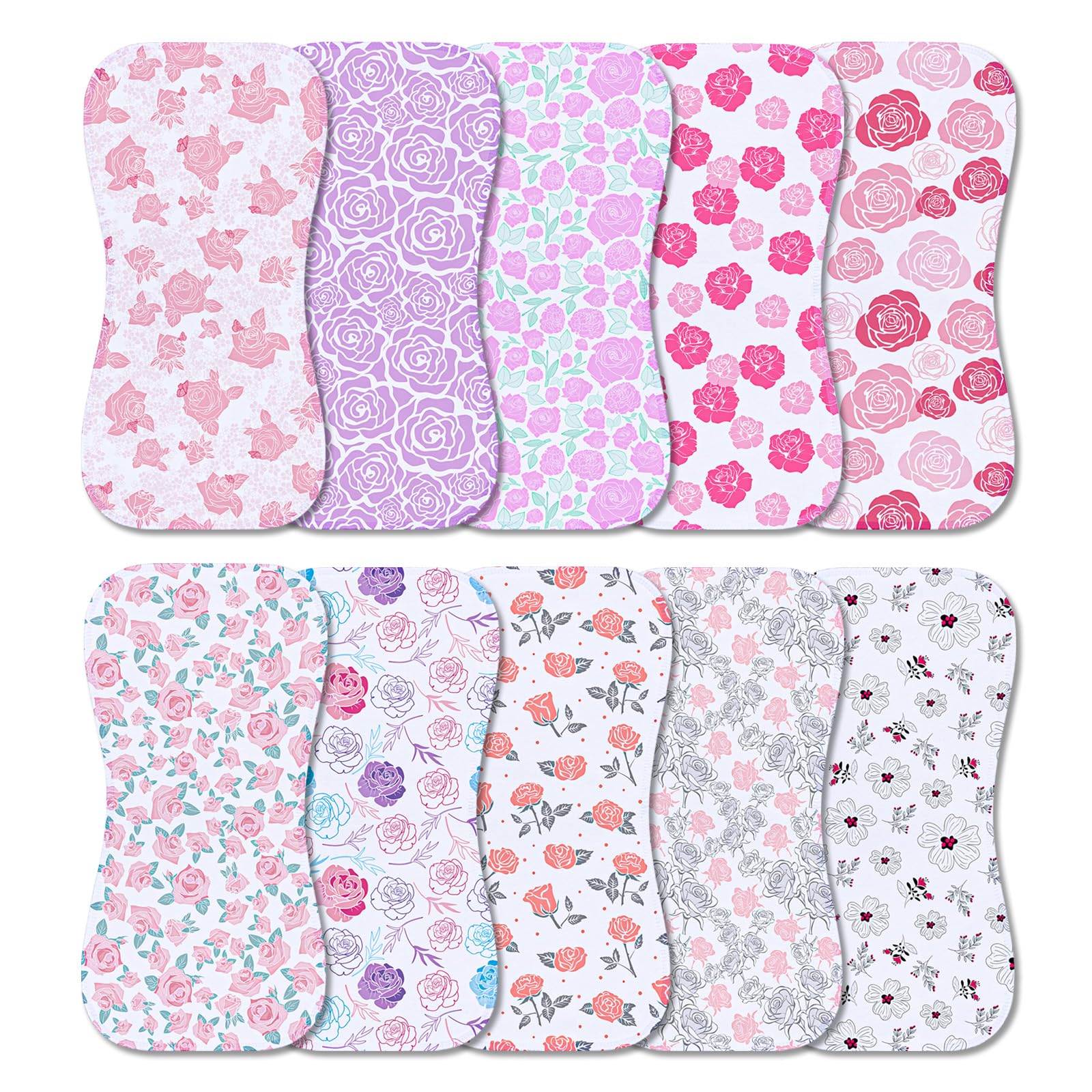 Benoxine 10er-Pack Baby-Spuckt – Printed Bibs Pack Bewertung und Preis
